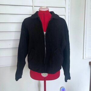 Vintage Wool Sweater Zip Up